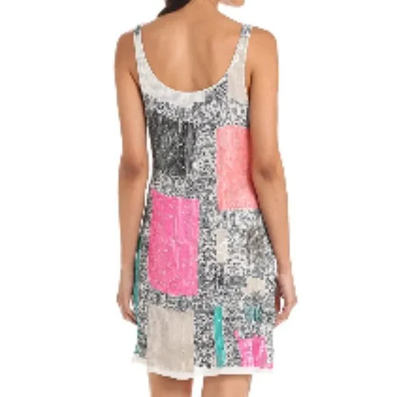 Anthro Yoana Baraschi NWT Sequin Embroidered Dress - Picture 2 of 16